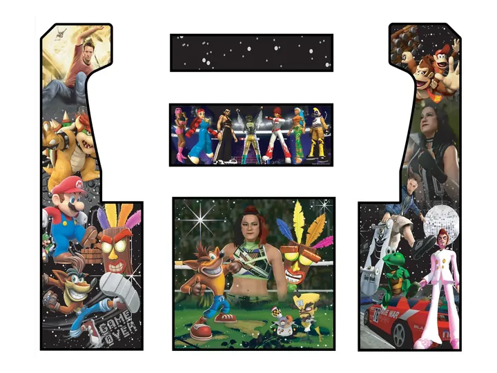 Flat artwork panels for Bayley — Bay-Cade