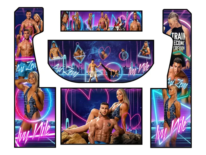 Flat artwork panels for Ivy Nile — Ivy & Ari