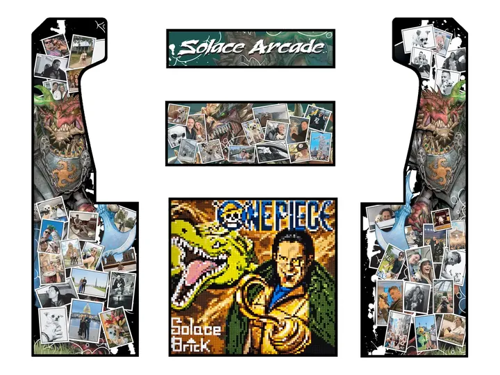 Flat artwork panels for Joe Manganiello — Solace Arcade