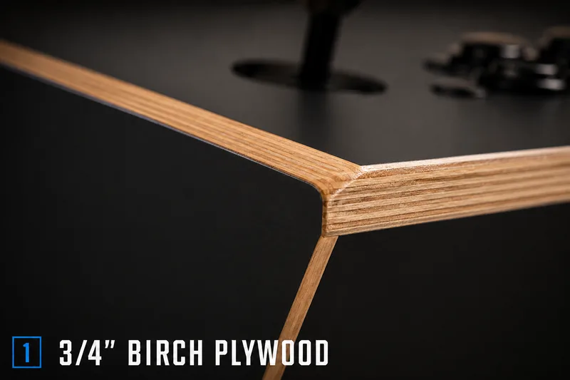 1. 3/4" birch plywood
