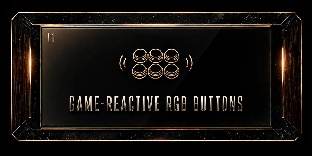 Game-reactive RGB buttons
