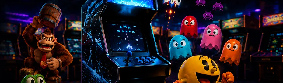 Consoles and games included in the Arcade Gamer package