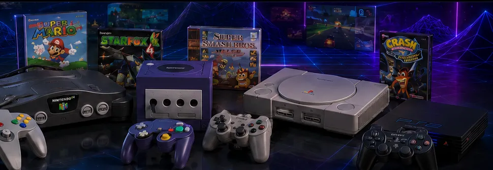 Consoles and games included in the Modern Gamer package