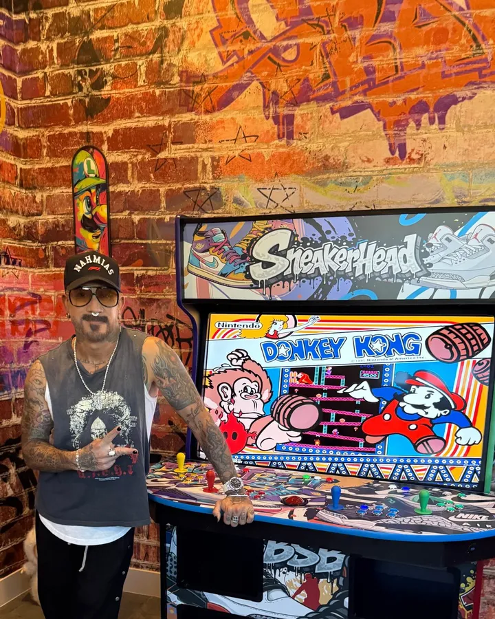 AJ McLean — AJ McLean's custom Phantom arcade