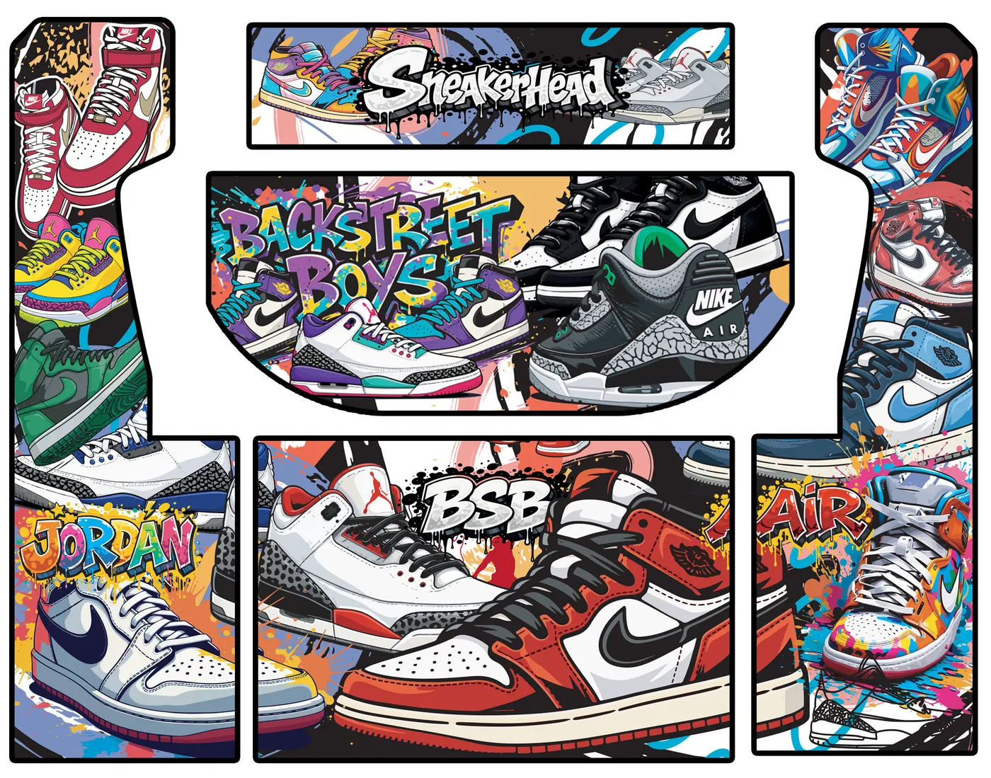 The custom wrap artwork for AJ McLean