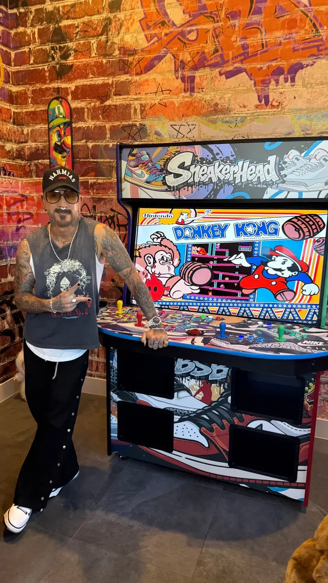 AJ McLean with AJ McLean