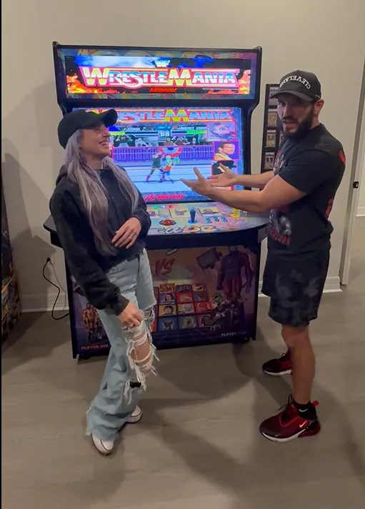 Johnny Gargano & Candice LeRae with Johnny Gargano & Candice LeRae