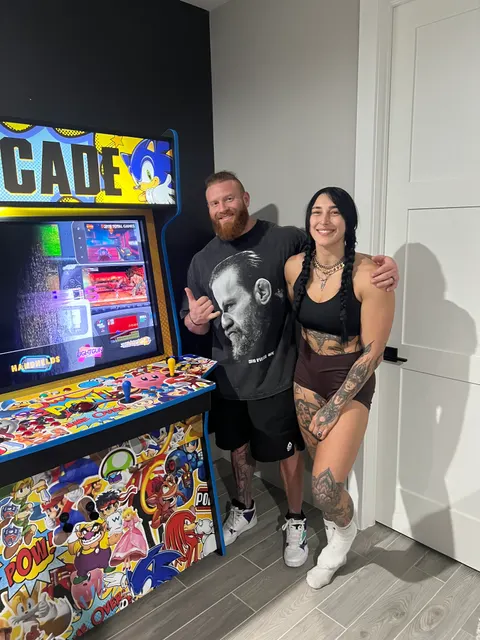 Rhea Ripley & Buddy Matthews &mdash; Sticker Bomb