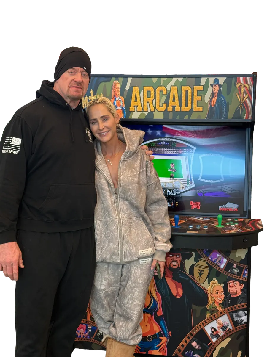 Undertaker & Michelle McCool with the The UnderGAMER