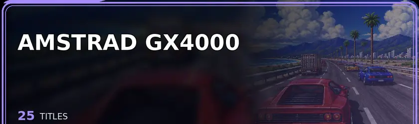 Amstrad GX4000 — 25 titles