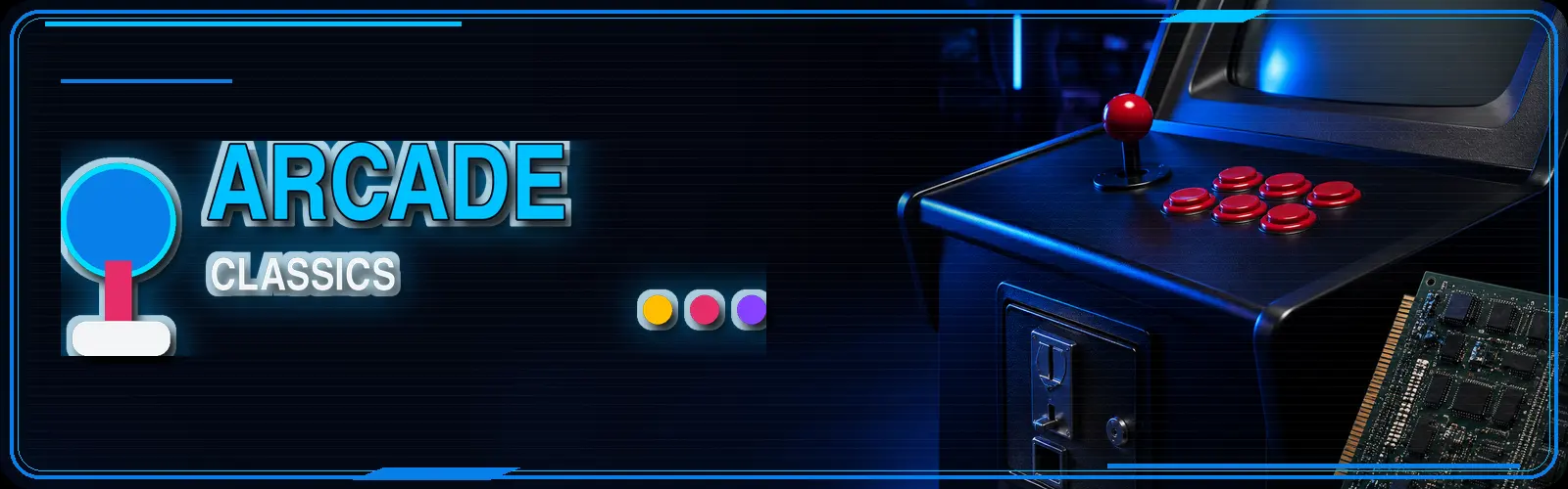 Consoles, controllers and hardware for the Arcade Classics game library