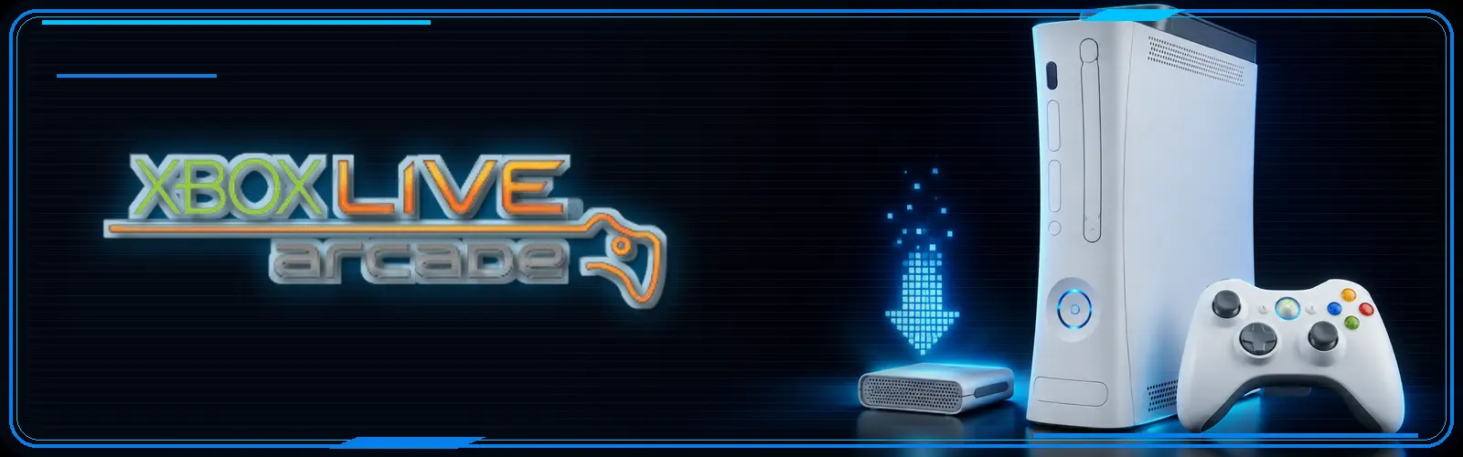 Consoles, controllers and hardware for the Microsoft Xbox Live Arcade game library