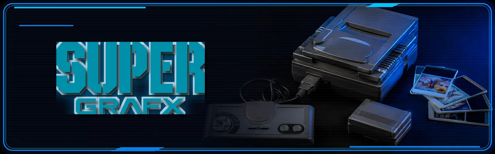 Consoles, controllers and hardware for the NEC SuperGrafx game library