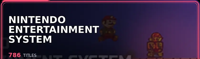 Nintendo Entertainment System — 786 titles