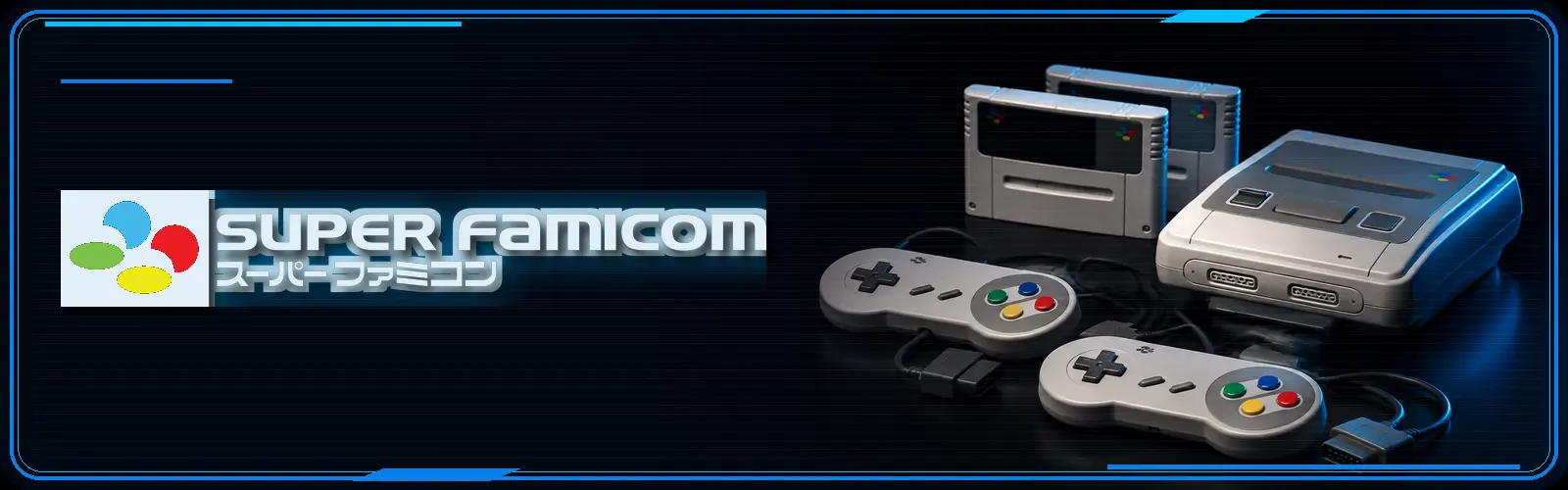 Consoles, controllers and hardware for the Nintendo Super Famicom game library