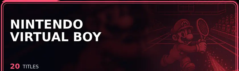 Nintendo Virtual Boy — 20 titles
