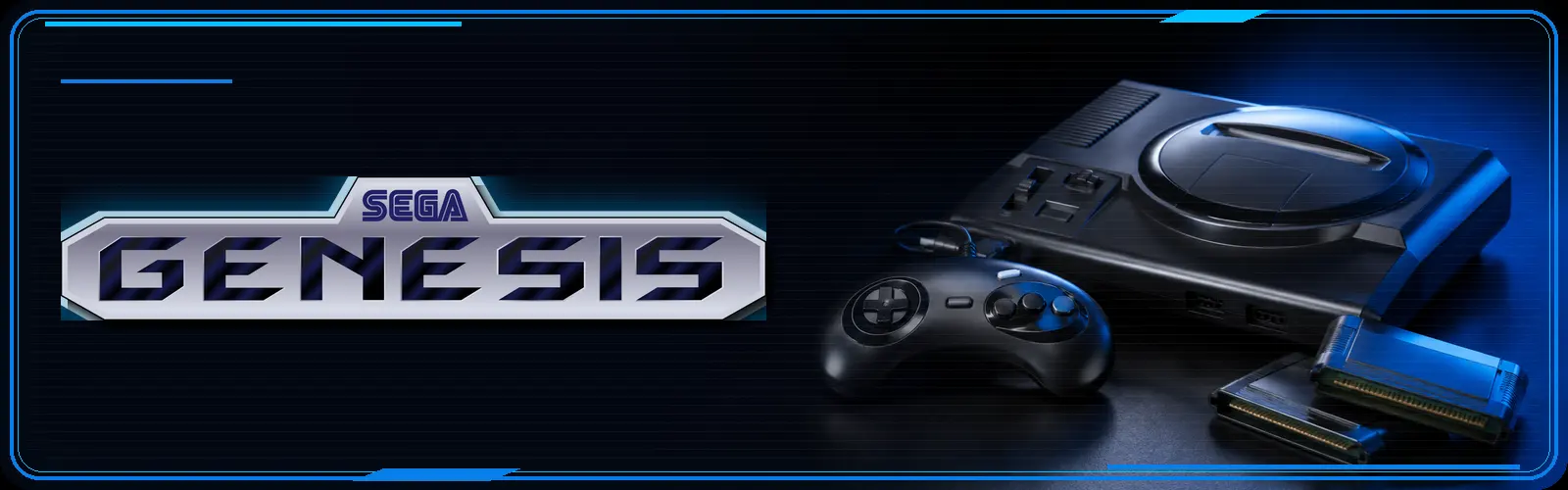 Consoles, controllers and hardware for the Sega Genesis game library