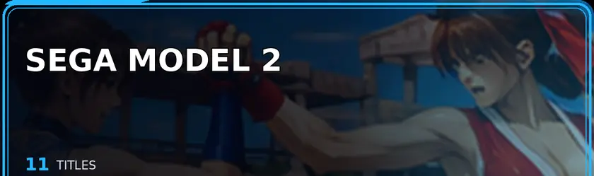 Sega Model 2 — 11 titles