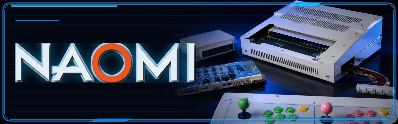 Consoles, controllers and hardware for the Sega Naomi game library