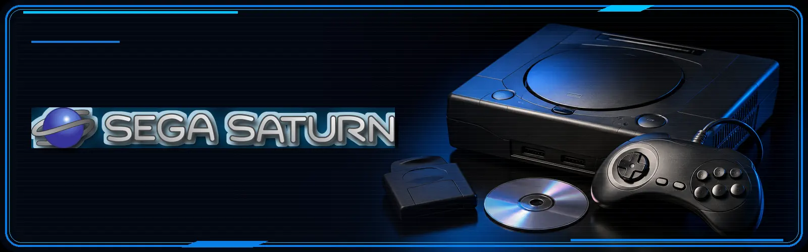 Consoles, controllers and hardware for the Sega Saturn game library