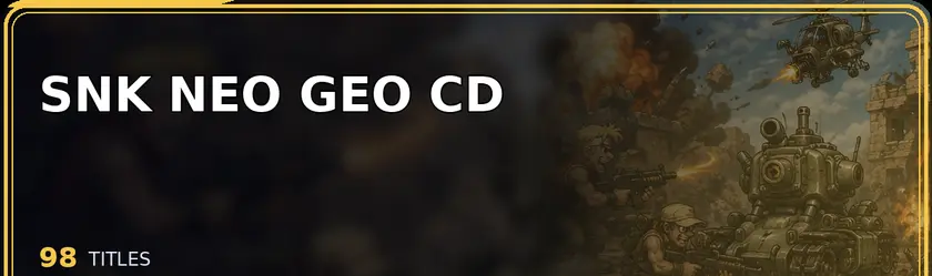 SNK Neo Geo CD — 98 titles
