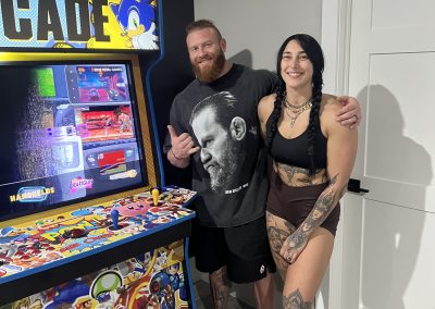 Rhea Ripley and Buddy Matthews - Arcade 2